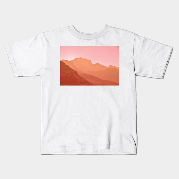 red rock views Kids T-Shirt by kennaplate